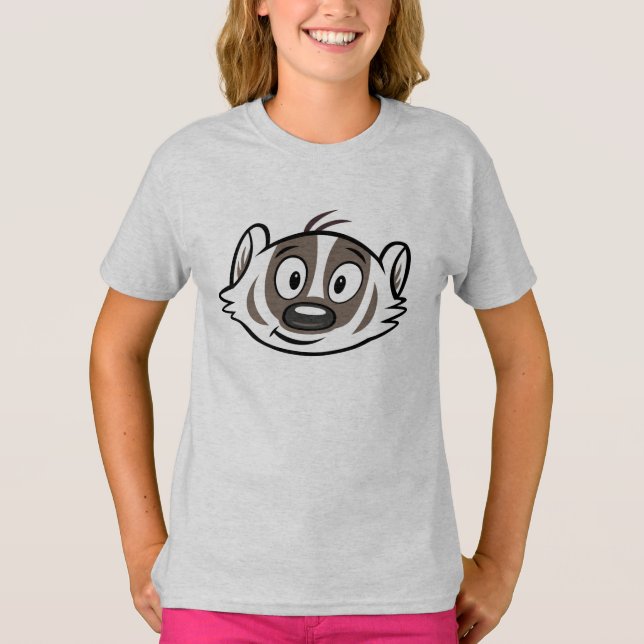 Ricky Raccoon | Boomer Badger Face T-Shirt (Front)