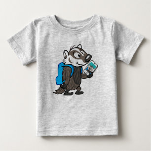 Ricky Raccoon Boomer Badger Selfie Baby T-Shirt