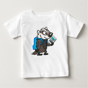 Ricky Raccoon   Boomer Badger Selfie Baby T-Shirt