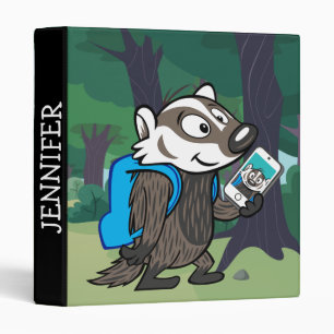 Ricky Raccoon   Boomer Badger Selfie Binder
