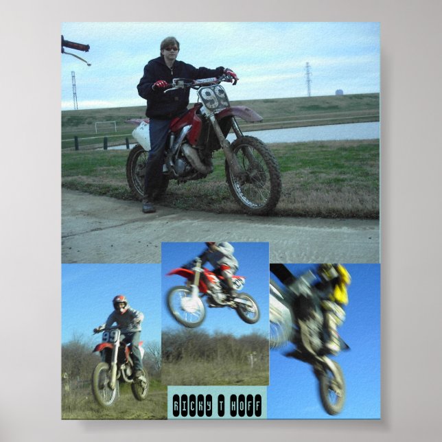 Ricky T Motocross Poster (Front)