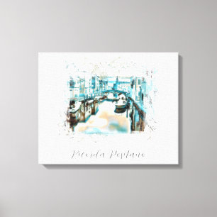 *~* Ricorda Positano AR20 Italy Italian Language Canvas Print