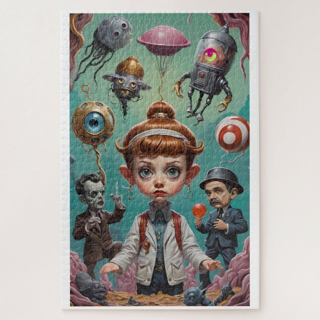 Ricursive Technomancy Jigsaw Puzzle (Vertical)