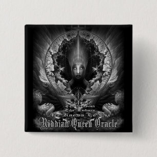 Riddian Queen Oracle GS 2 Inch Square Button