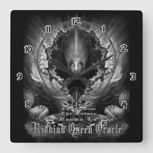 Riddian Queen Oracle GS Square Wall Clock