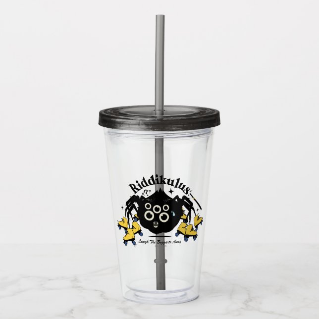 Riddikulus - Laugh the Boggarts Away Acrylic Tumbler (Front)