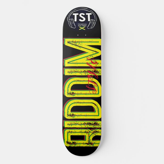 RIDDIM  STYLE  8 1/2" Skateboard Deck (Front)