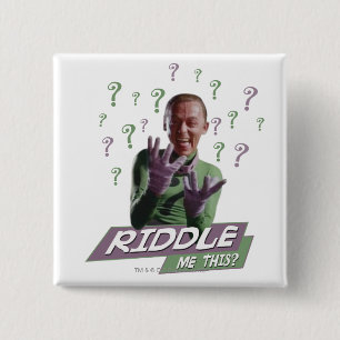 Riddler - Riddle Me This 2 Inch Square Button