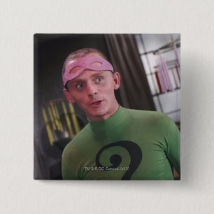 Riddler - Unmasked 2 2 Inch Square Button