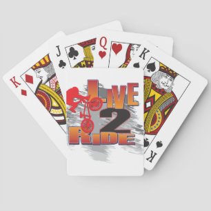 Ride 2 Live BMX Biker Playing Cards