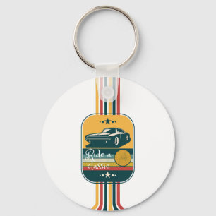 ride a classic keychain