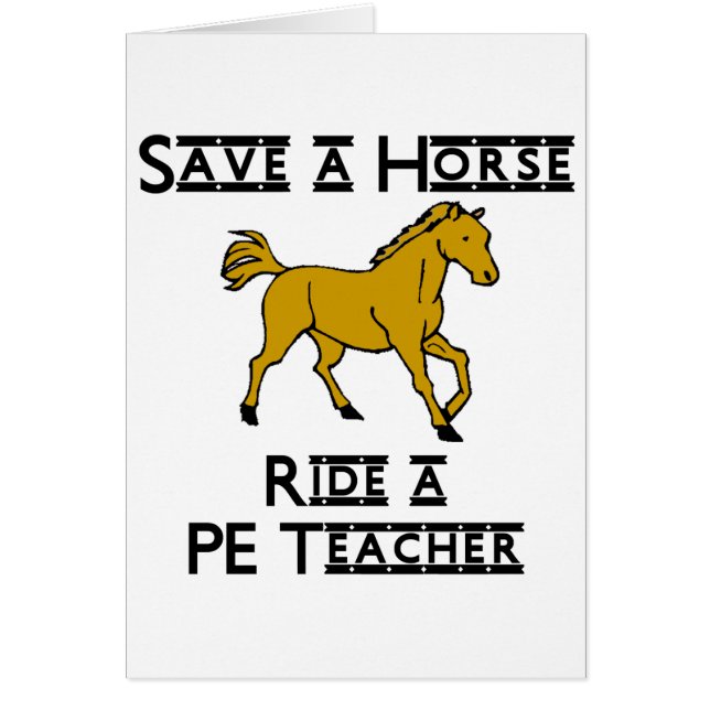 ride a PE teacher (Front)