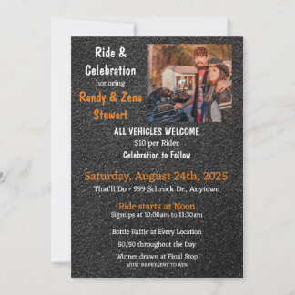 Ride and Celebration Invitation