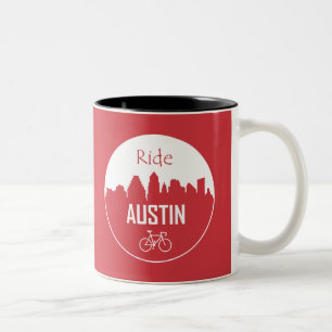 Ride Austin Two-Tone Coffee Mug