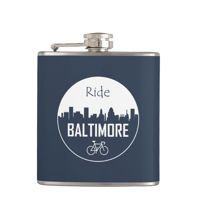 Ride Baltimore Hip Flask (Front)
