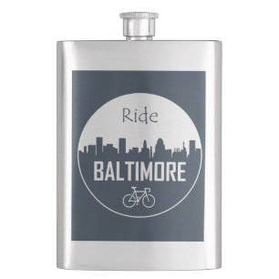 Ride Baltimore Hip Flask