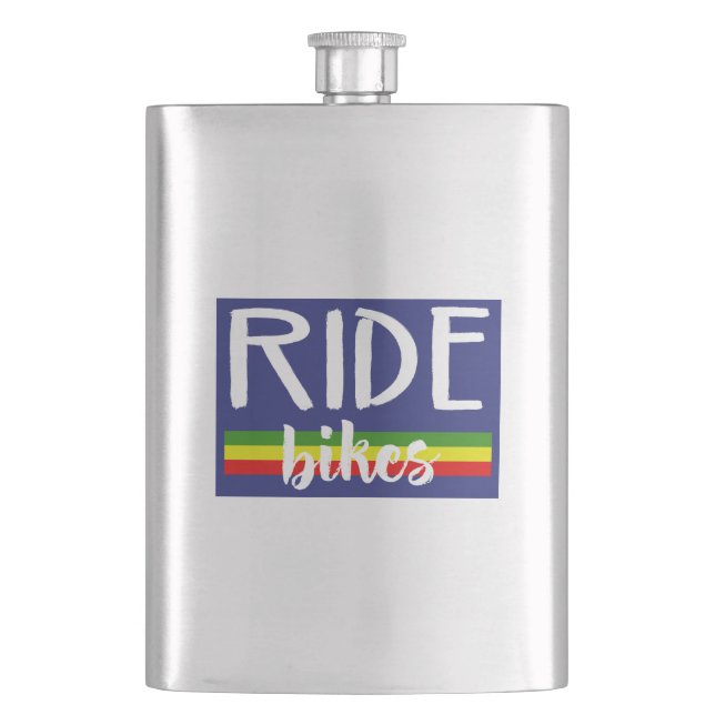 Ride Bikes Hip Flask (Front)