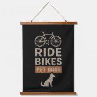 Ride Bikes Pet Dogs Funny Cycling Dog Lover