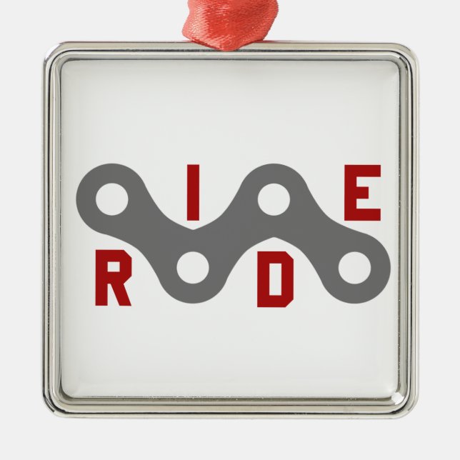 Ride (Chain) Metal Ornament (Front)