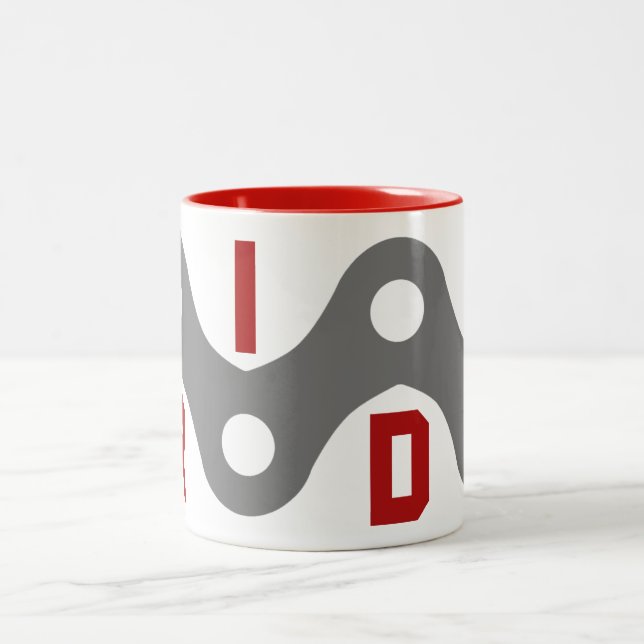 Ride (Chain) Two-Tone Coffee Mug (Center)