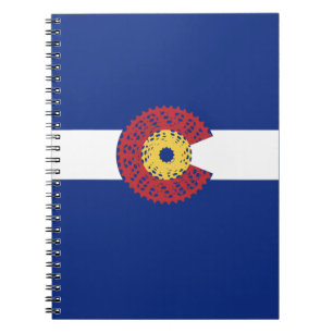 Ride Colorado (Bicycle Cassette) Notebook
