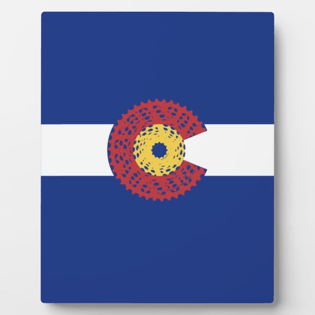 Ride Colorado (Bicycle Cassette) Plaque (Front)