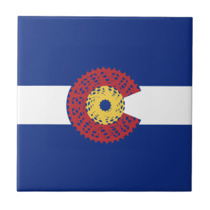 Ride Colorado (Bicycle Cassette) Tile