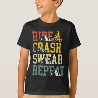 Ride Crash Sweat Répéter Funny Vélo