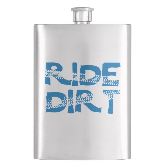 Ride Dirt Hip Flask (Front)