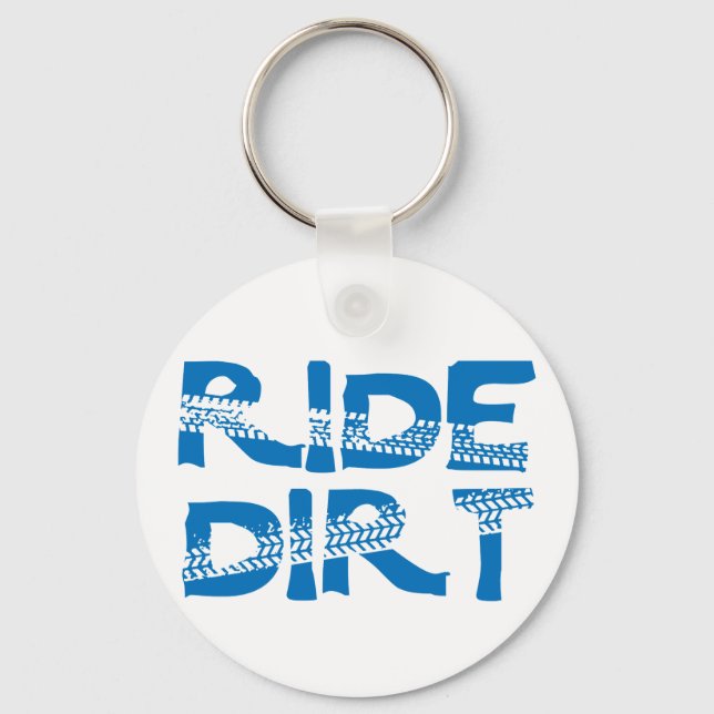 Ride Dirt Keychain (Front)