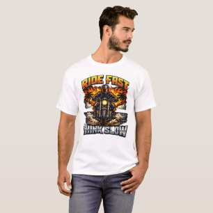 Ride Fast Think Slow Rider T-Shirt