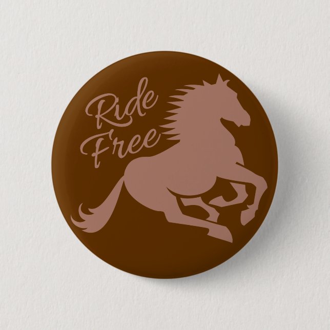 Ride Free custom button (Front)