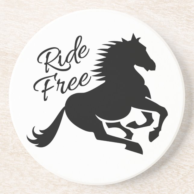 Ride Free custom coaster (Front)