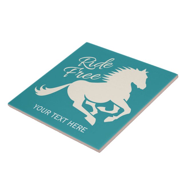 Ride Free custom colour ceramic tiles (Side)