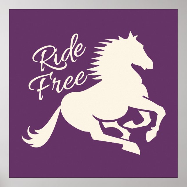 Ride Free custom poster (Front)