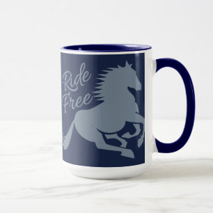 Ride Free mug - choose style & colour