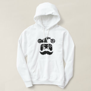 Ride.Game.Dad Black Graphic With Text Hoodie