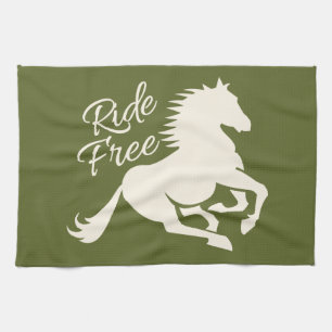 Ride Gratuit serviette de cuisine personnalisée
