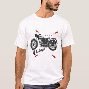 "Ride in Retro Style – Vintage Bike Graphic Tee 🚴