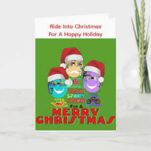 Ride Into Christmas Greeting Card