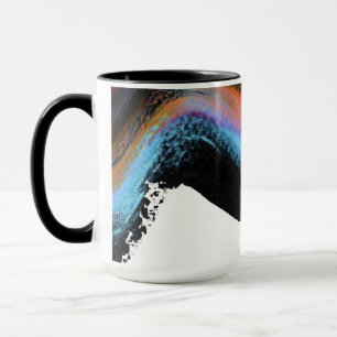 Ride it abstract painting mug