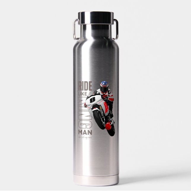 Ride Like a King | Thor Copper Vacuum Insulated Water Bottle (Front)