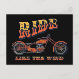 Ride Like the Wind Postcard