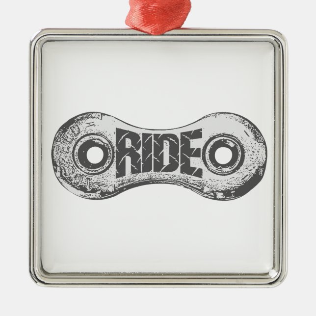 Ride Metal Ornament (Front)