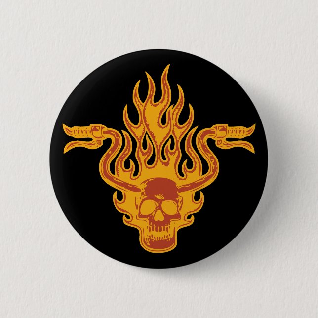 Ride Minded 2 Inch Round Button (Front)