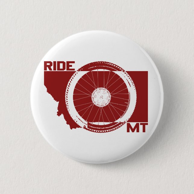 Ride Montana 2 Inch Round Button (Front)