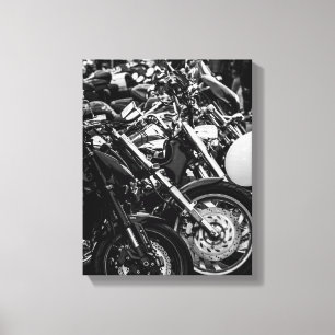 Ride Motorbike Motorcycle Biker Rider Details Canvas Print