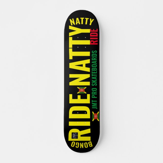 RIDE NATTY RIDE  JMTSkateboard, 7¾" Deck Skateboard (Front)