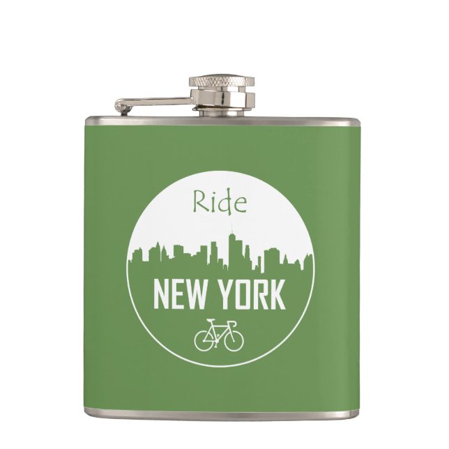Ride New York Hip Flask (Front)