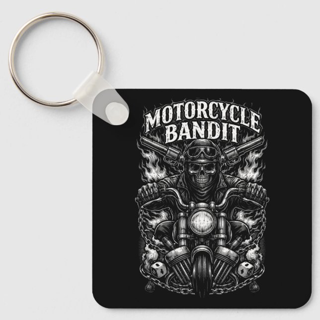 Ride of the Iron Bandit Keychain (Front)